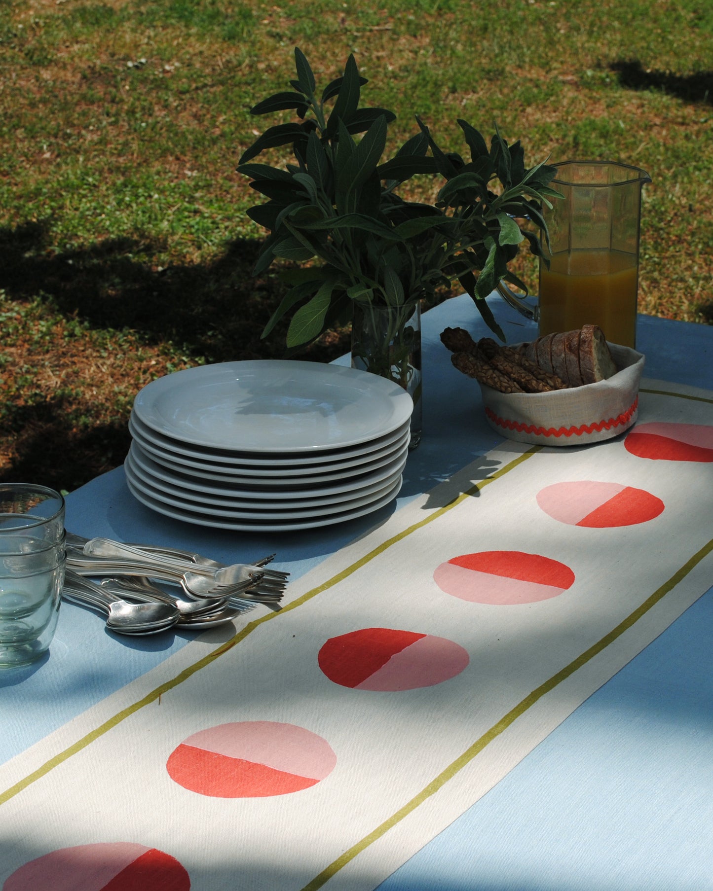 Tovaglia Giotto Celeste